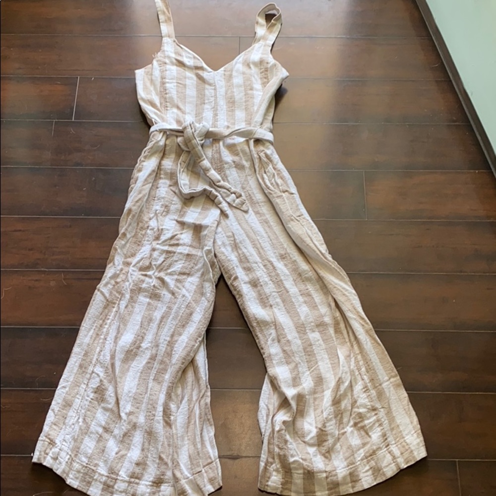 H&M Striped Jumpsuit